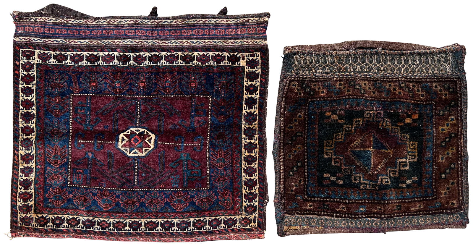 2-teiliges Konvolut. Belutsch Tasche. Belutsch Taschenfront. 1. Hälfte 20. Jahrhundert. (1 of 8)