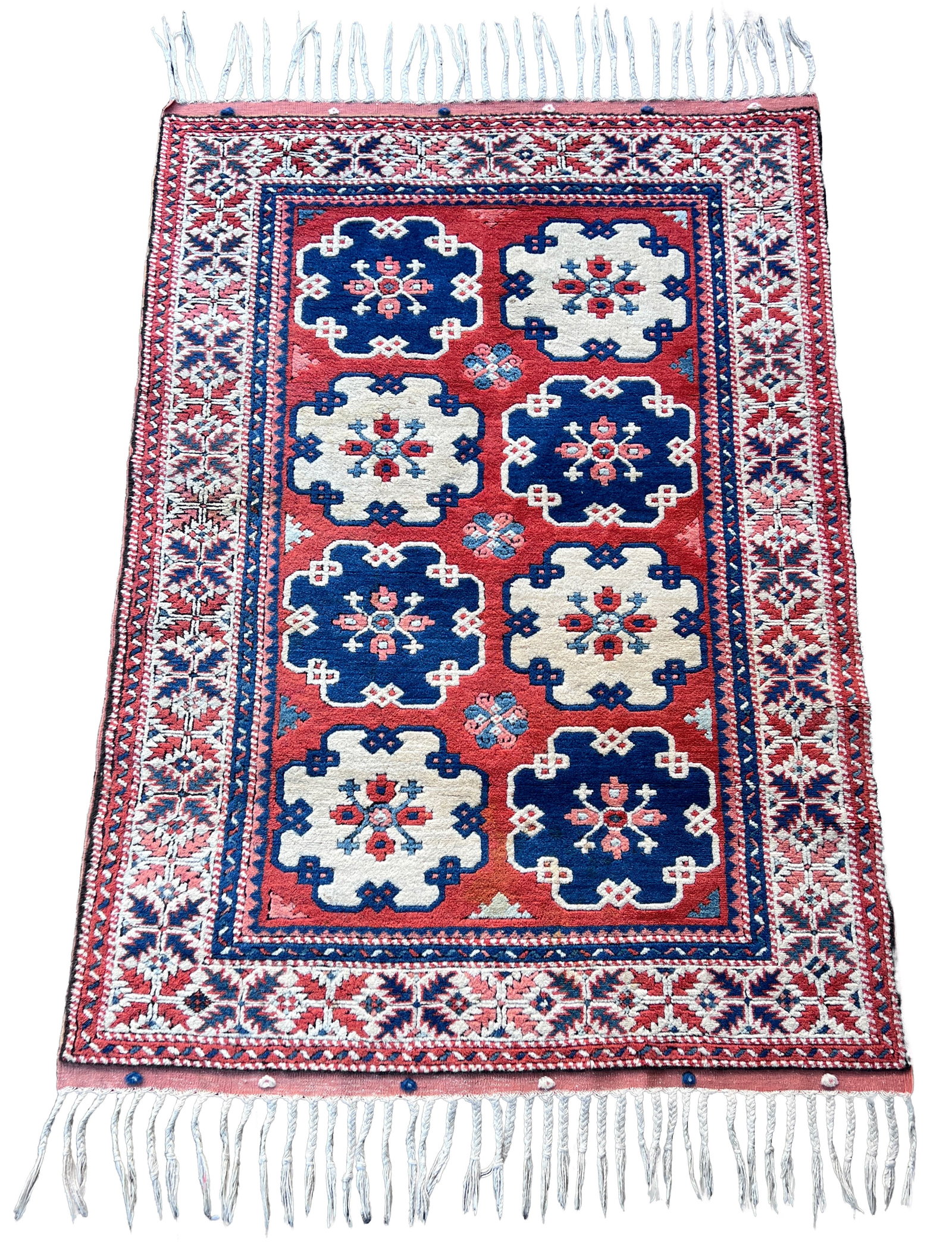Bergama. Approx. 180 cm x 118 cm. Turkey. Circa 1970.: Orientteppich. Handgeknüpft. Wolle auf Wolle. Zustand siehe Fotos. Kategorie: Teppiche und Textilien Oriental rug. Hand-knotted. Wool on wool. See photos for condition. Category: Carpets and text