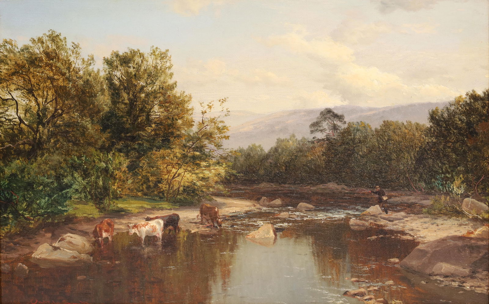 Charles William SMITH (1819 - 1908). River landscape. (1 of 8)