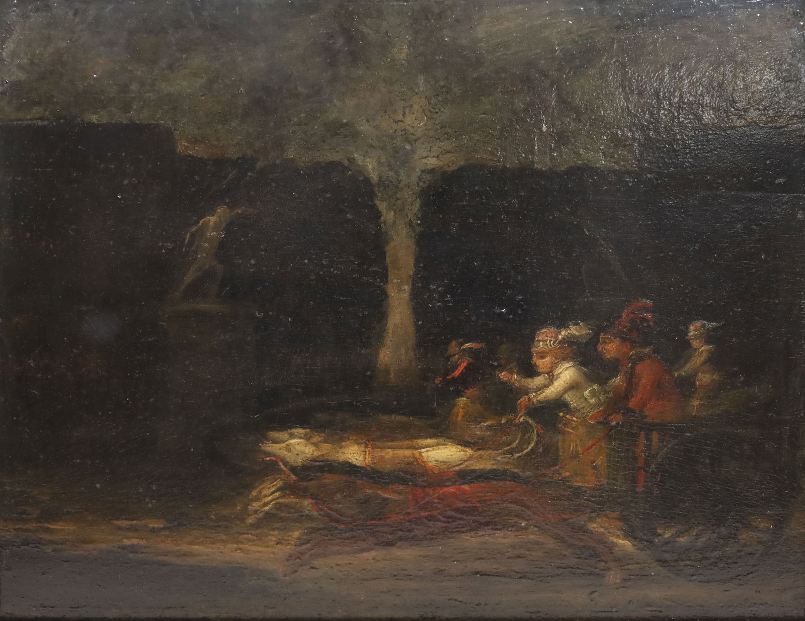 UNSIGNED (XIX). Greyhound racing with carriage. (1 of 6)