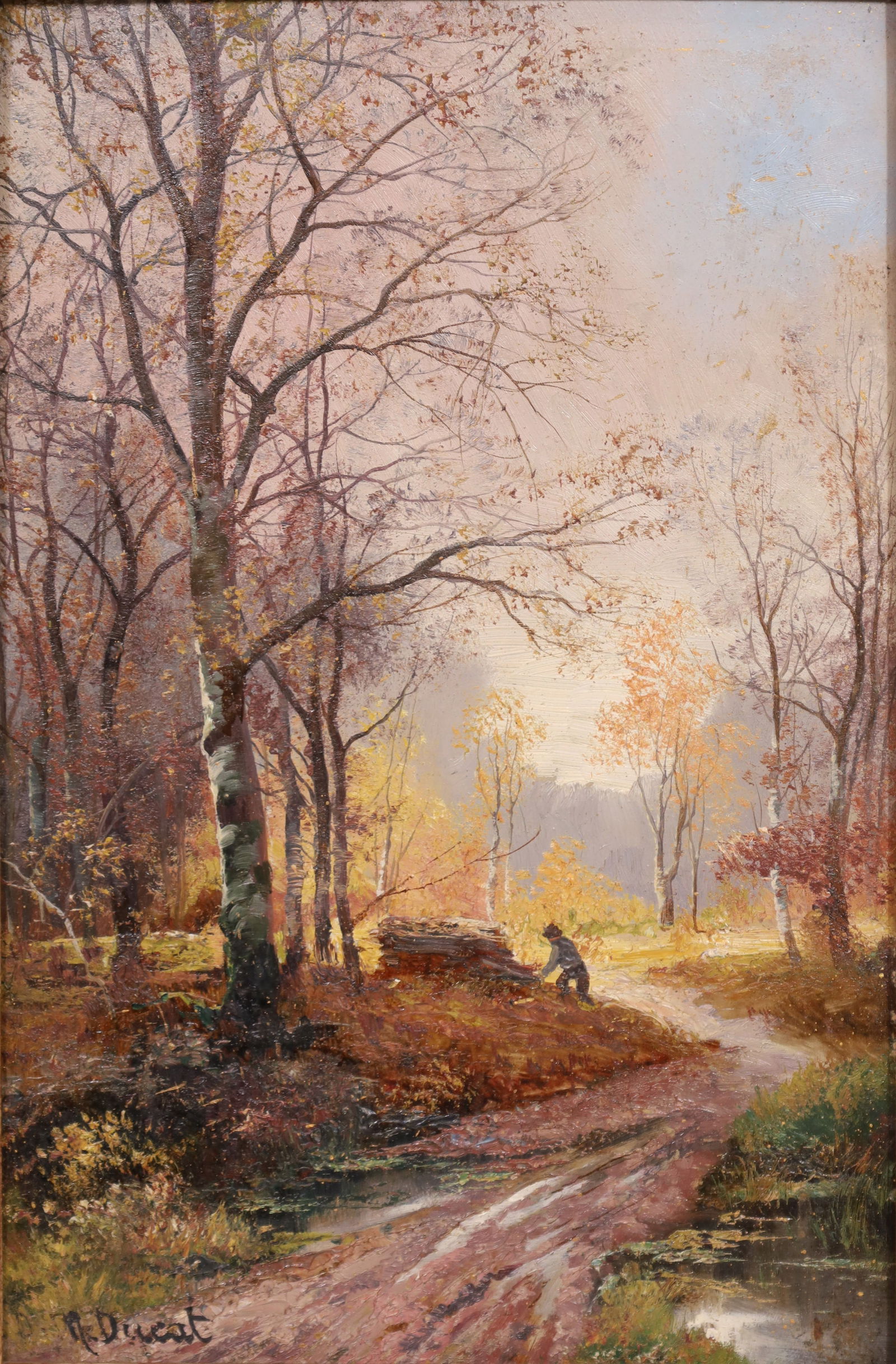 R. DUCAT (XIX). "Herbst im Harz". (1 of 11)