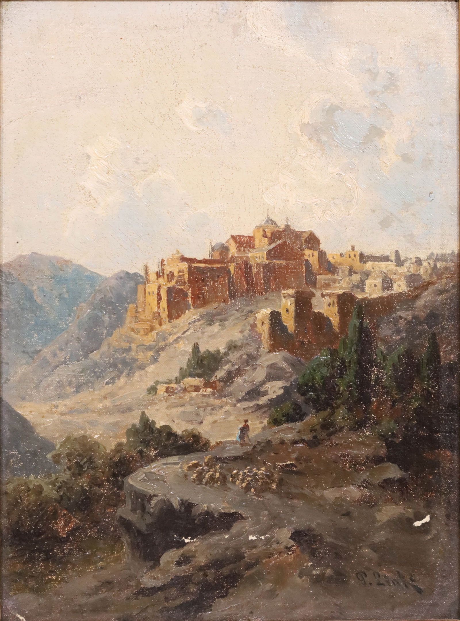 Paul Rudolf LINKE (1844 - 1917). "Bethlehem". 1882. (1 of 9)