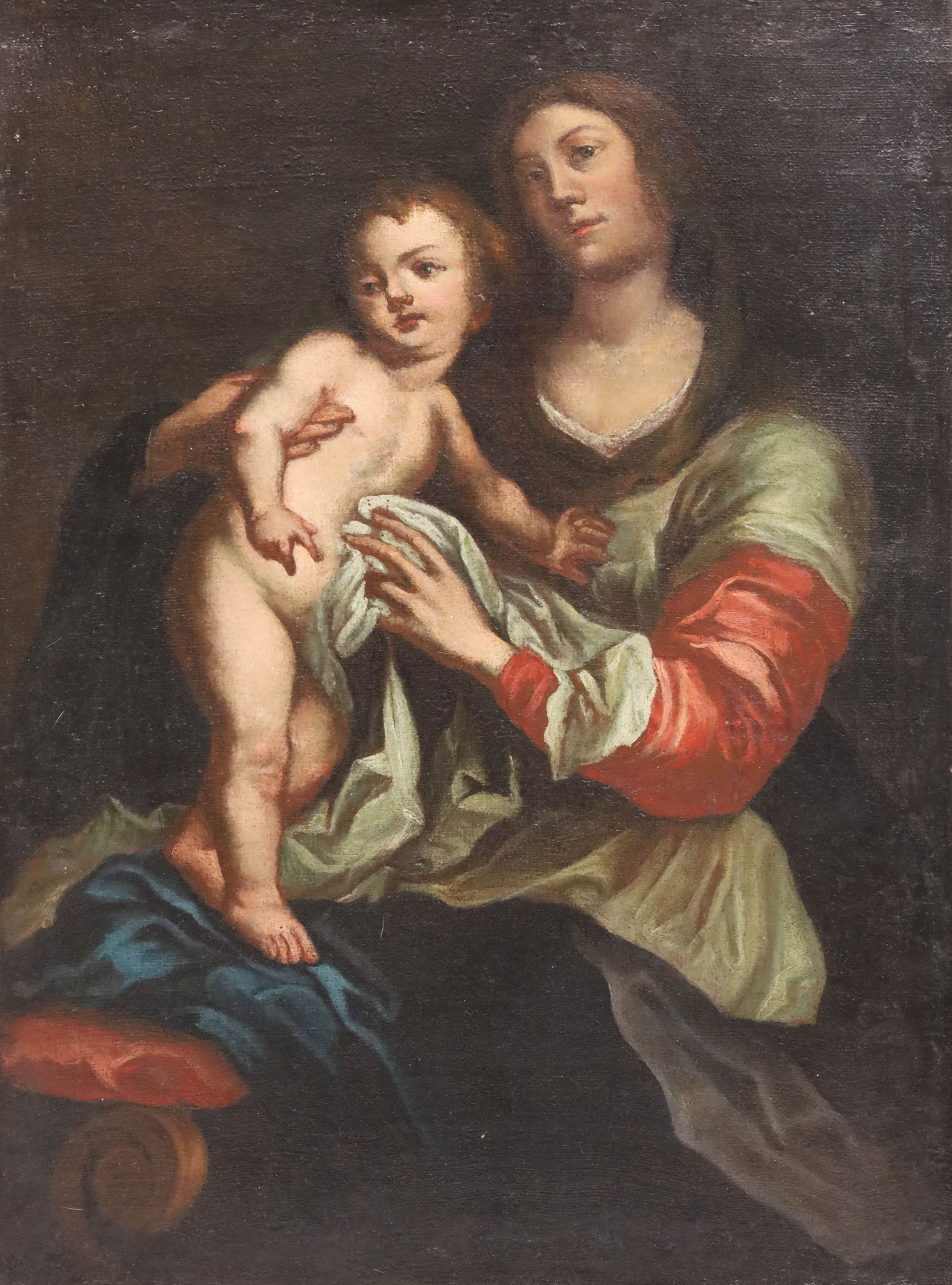 UNSIGNED (XIII). Madonna with the infant Jesus. Circa 1900. (1 of 5)