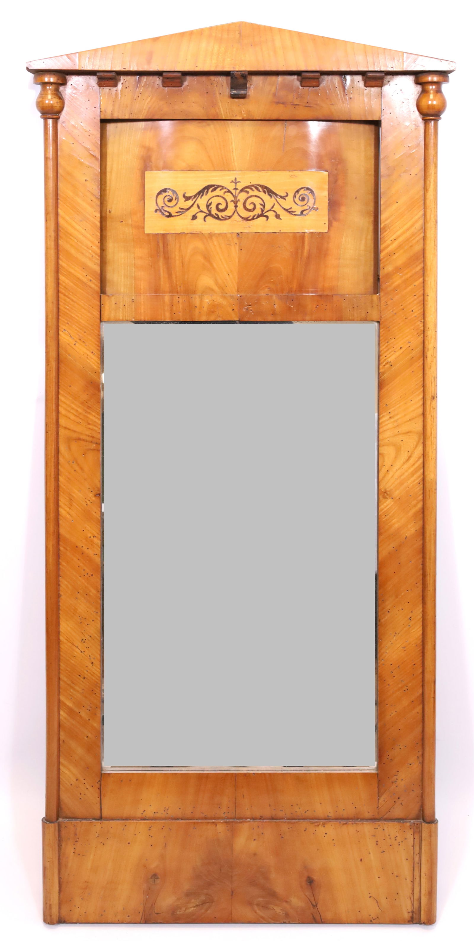 Biedermeier mirror. Around 1850. (1 of 4)