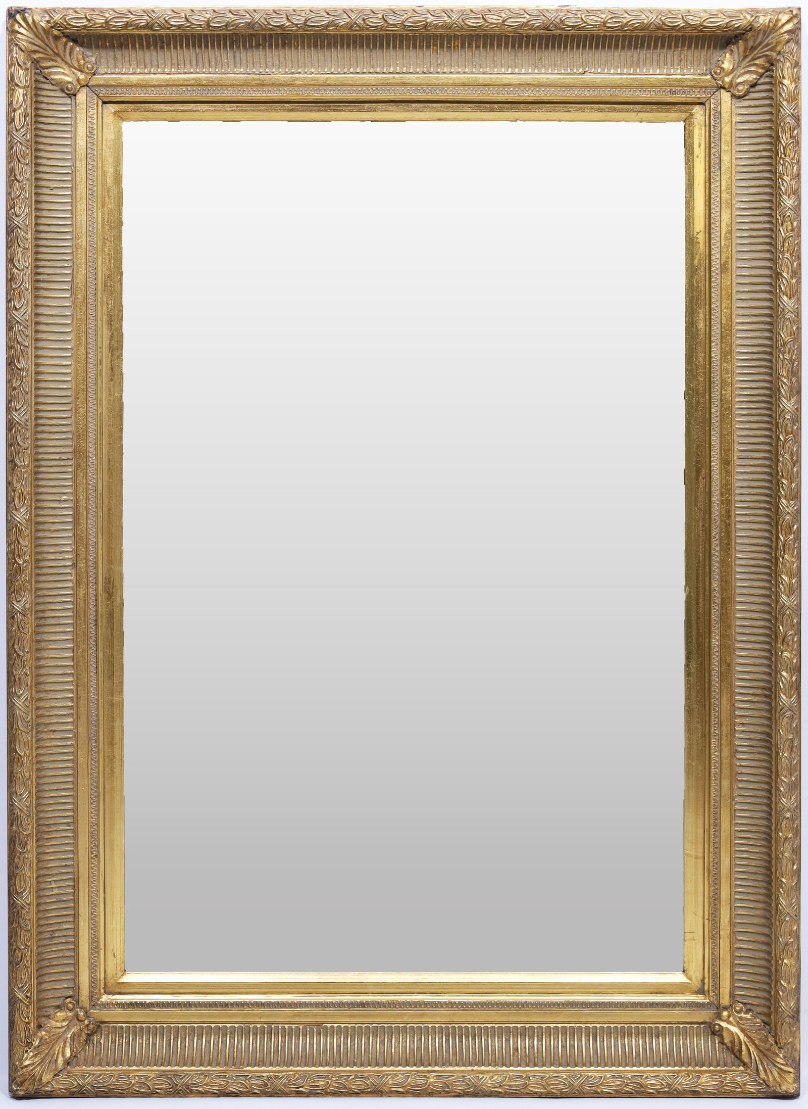 Large wall mirrors with gold frames. 20th century. (1 of 4)