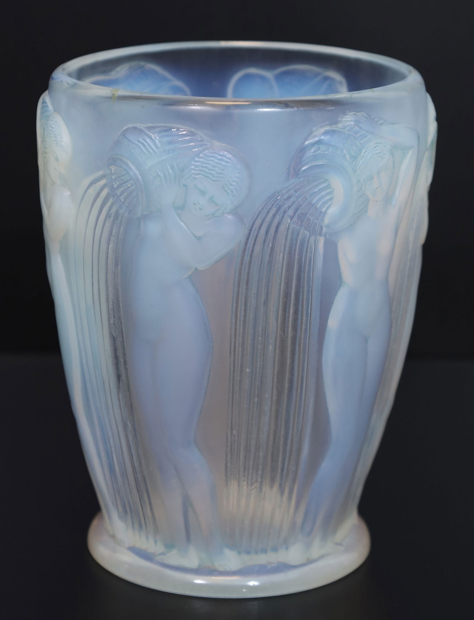 René LALIQUE (1860–1945). Glass vase, ‘Danaides’. 1926. (1 of 7)