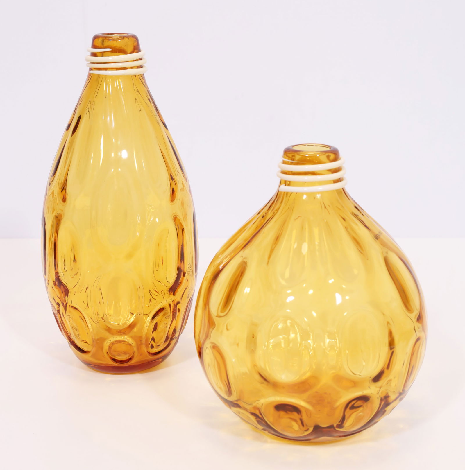 Emmanuel BABLED (1967). ‘H2O’. 2 VENINI Murano glass vases. Italy. 2004. (1 of 12)