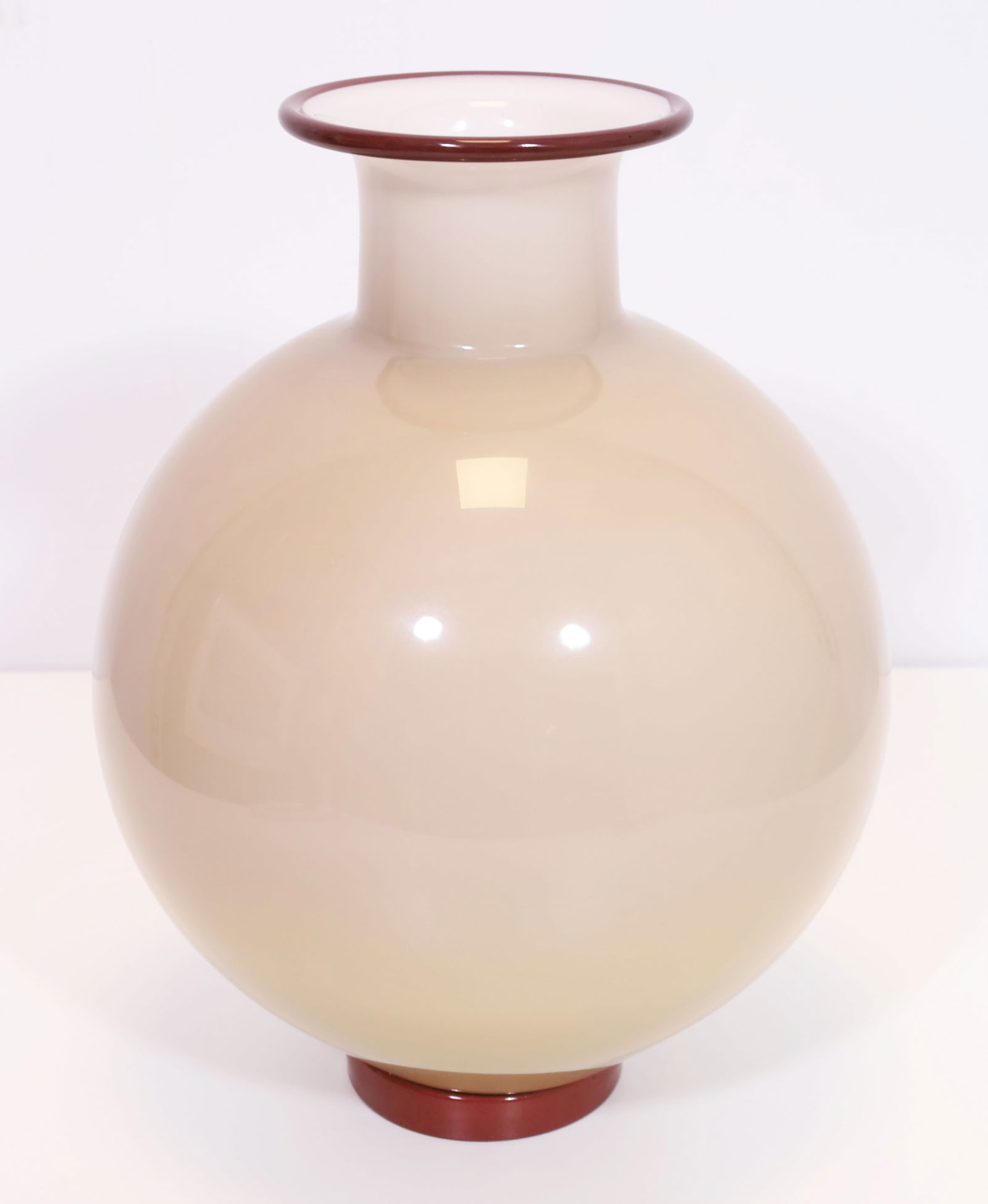 Ermanno TOSO & Ercole BAROVIER (20th century). Murano glass vase. Italy. (1 of 10)