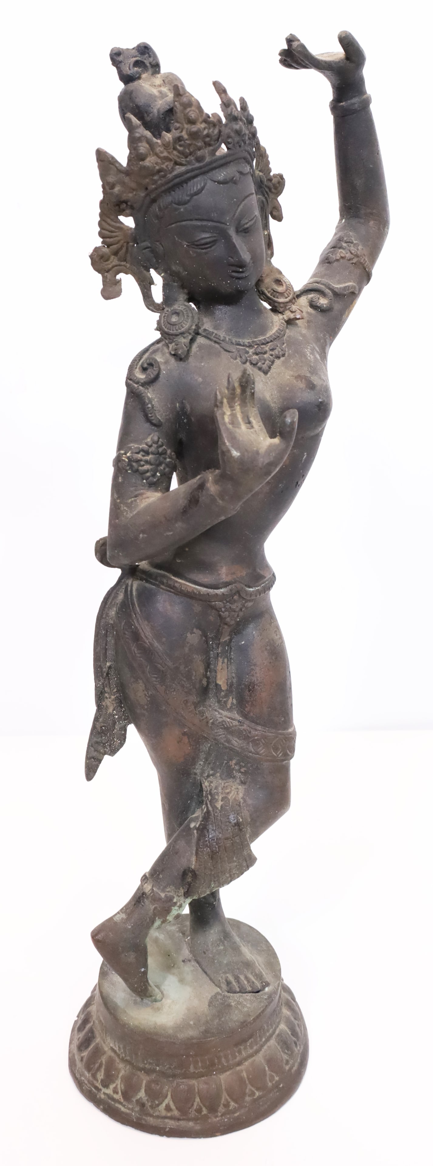 Bronze figure of Mayadevi. Tibet. 20th century. (1 of 9)