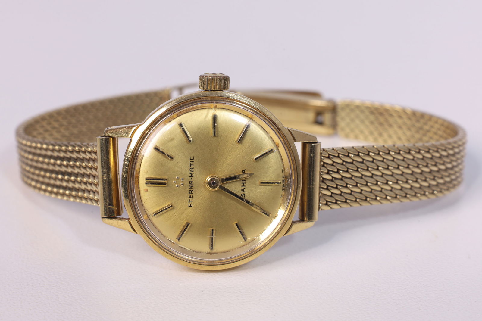 ETERNA-MATIC SAHIDA. Ladies' wristwatch. 585 yellow gold. (1 of 7)