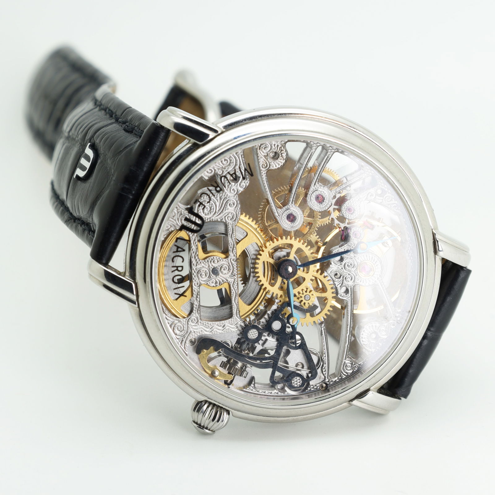 MAURICE LACROIX. Masterpiece Squelette. Men's wristwatch. Full set. Switzerland. (1 of 7)