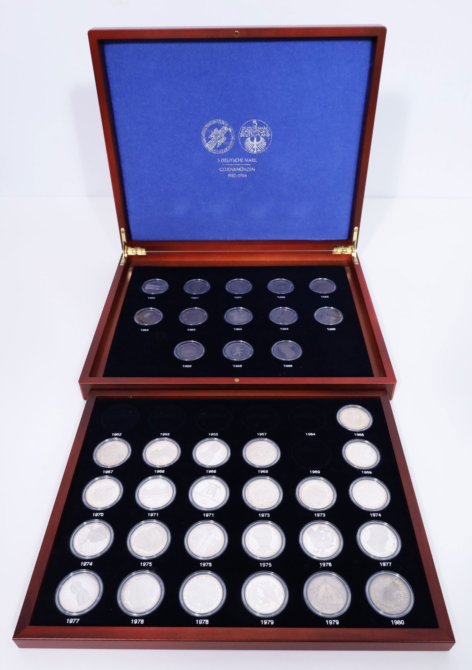 5 DM coin collection. Commemorative coins. 1966–1986. (1 of 6)