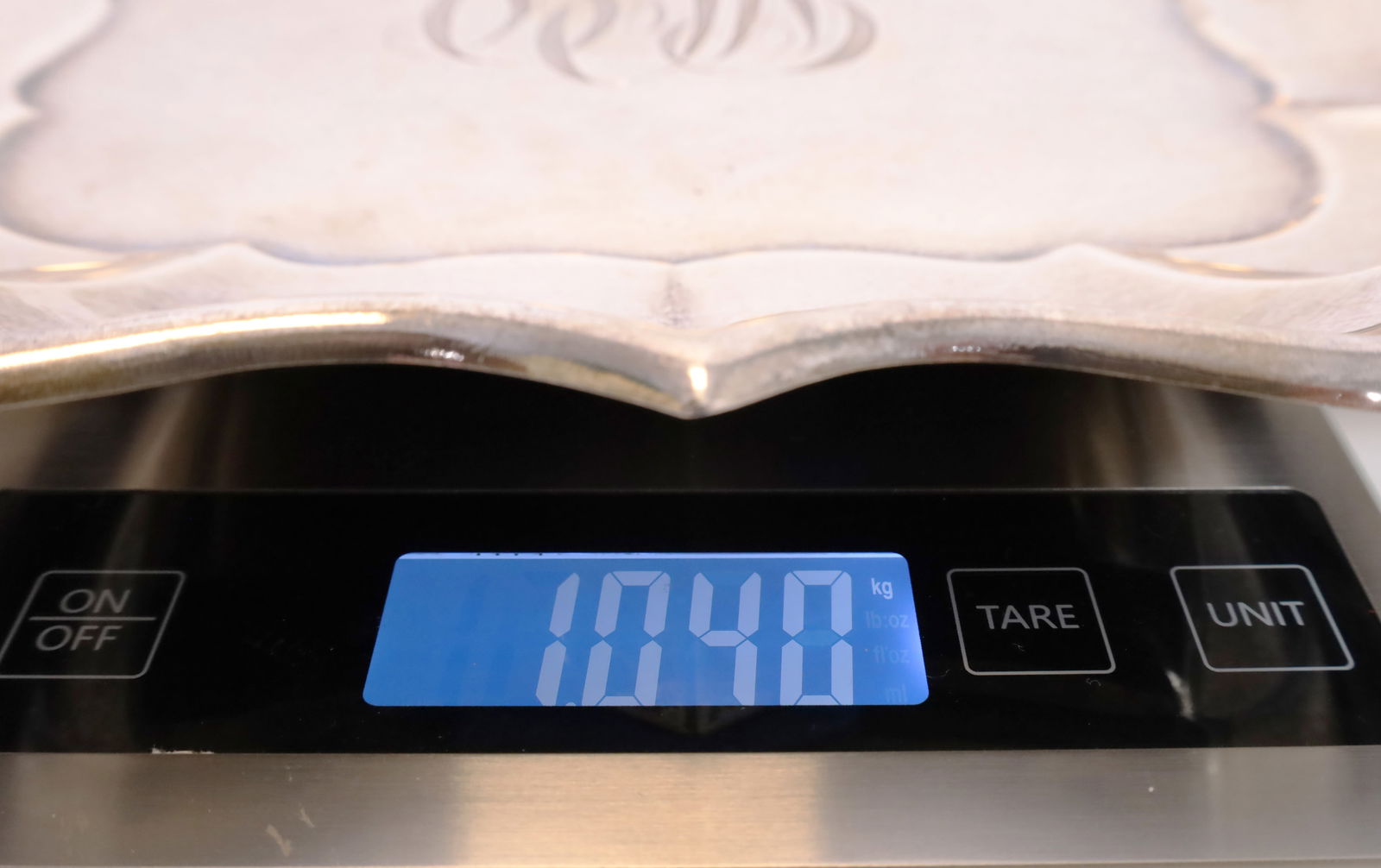 Tray. 925 silver. - 8