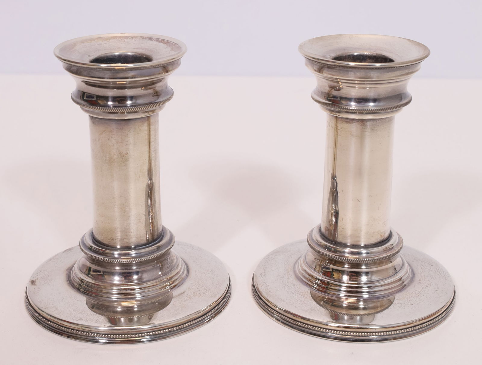 Pair of candlesticks. 925 silver. (1 of 10)