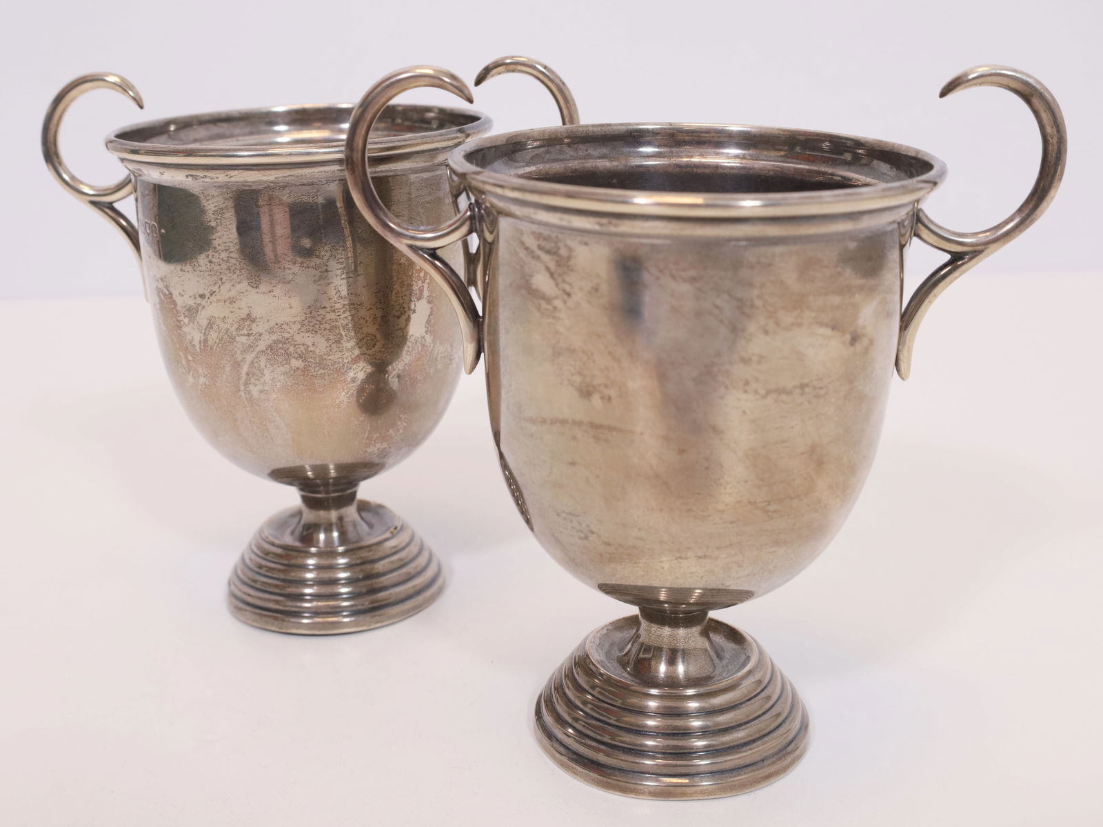 2 silver goblets / silver cups. 925 silver. London. England. (1 of 10)