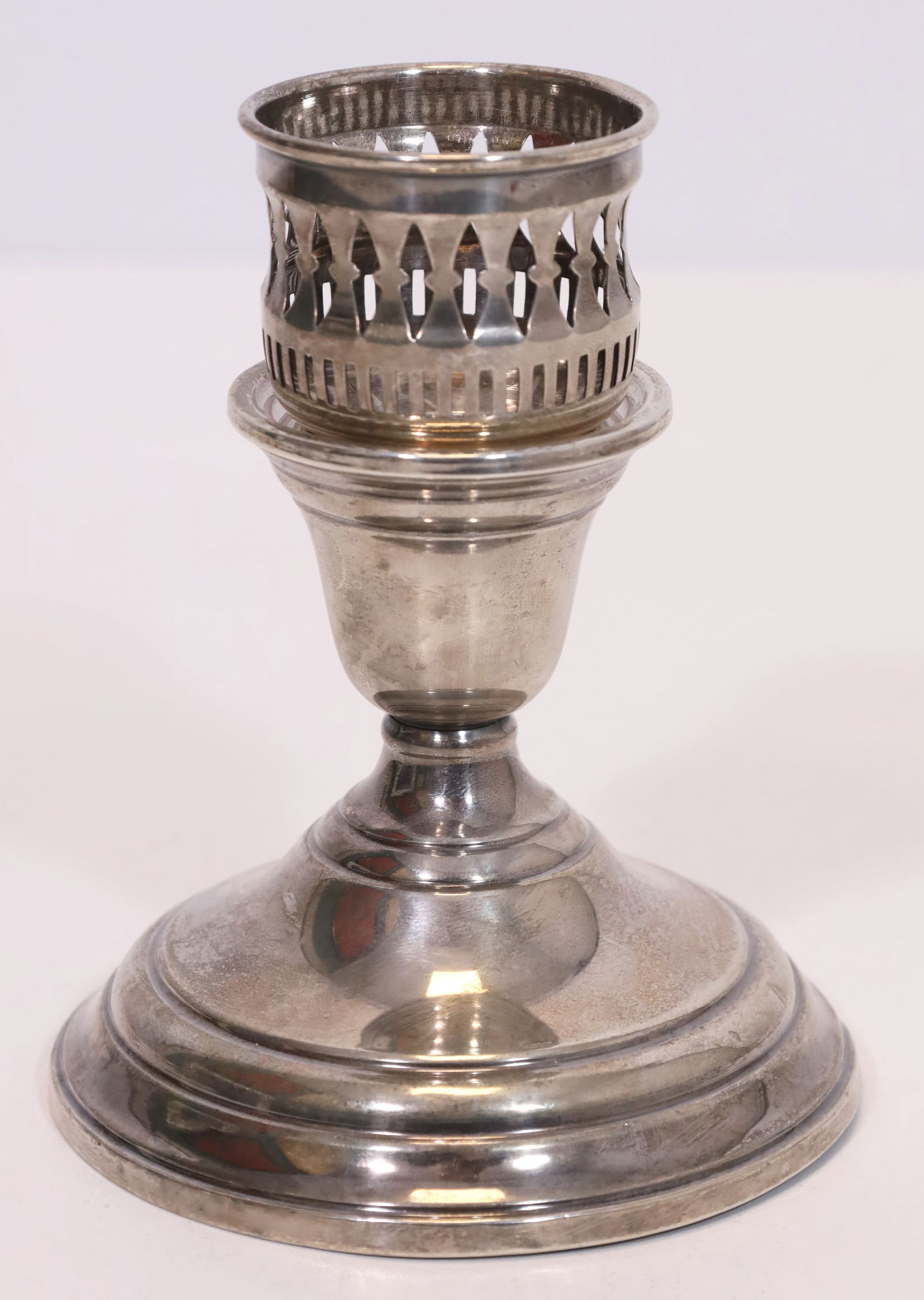 Candlestick. 925 silver. (1 of 9)