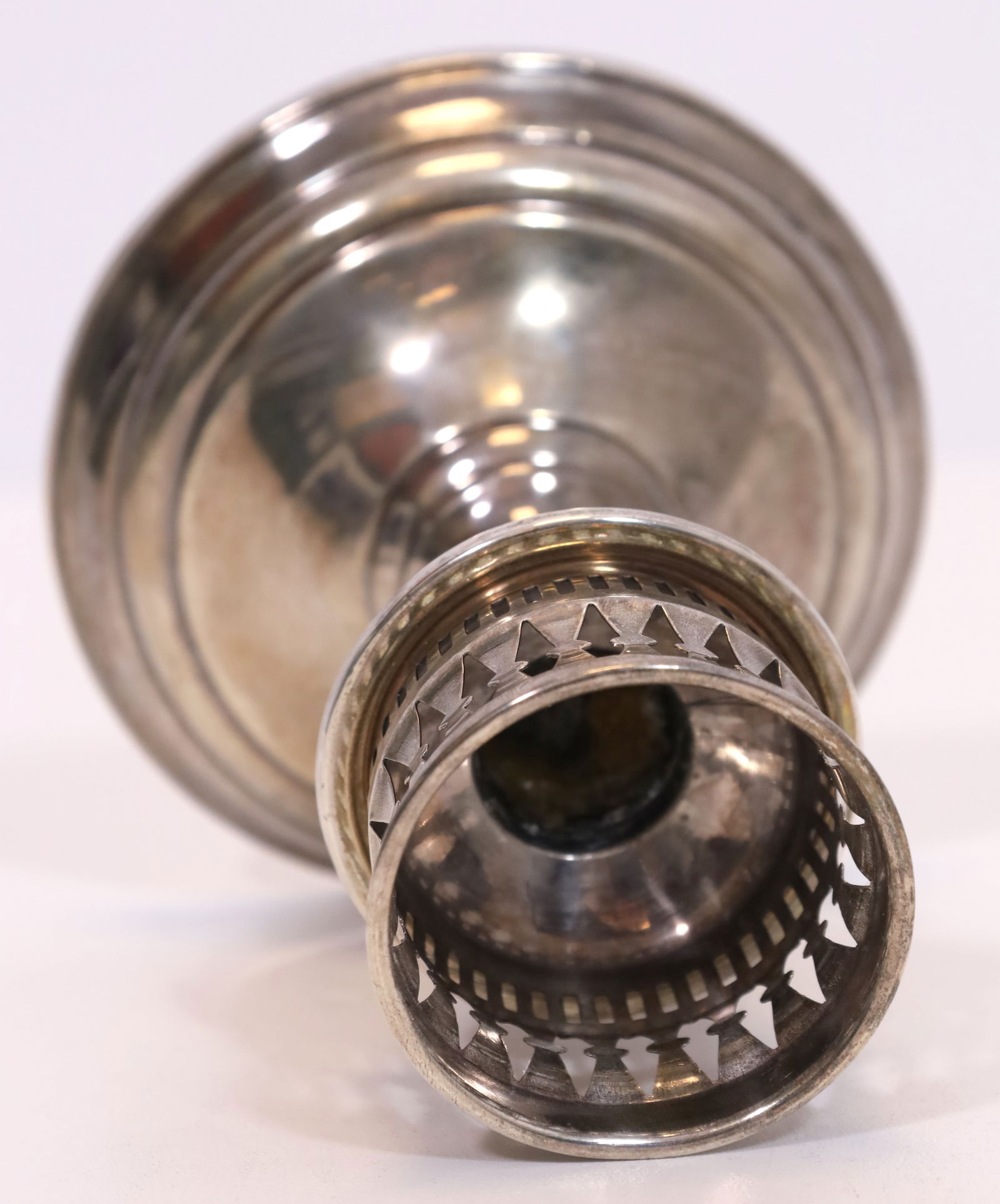 Candlestick. 925 silver. - 3