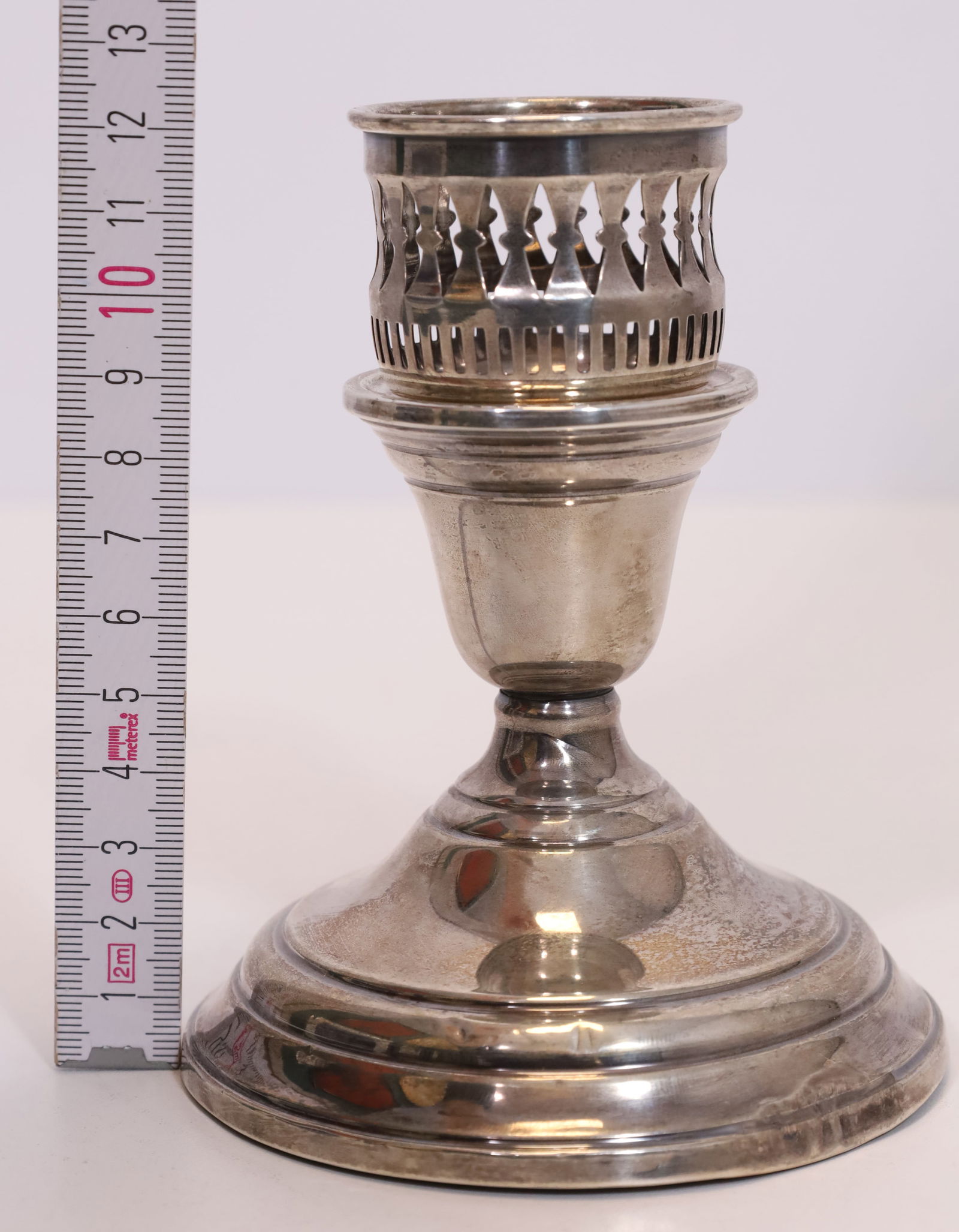 Candlestick. 925 silver. - 8