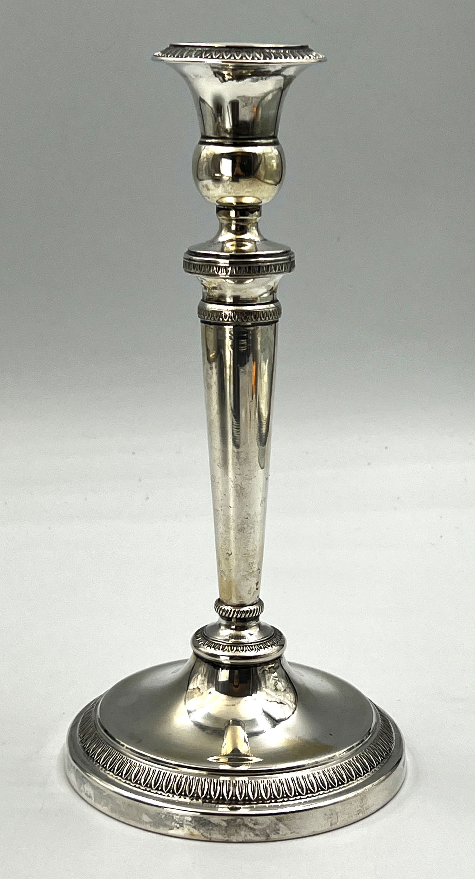 Candlestick. 800 silver. (1 of 9)