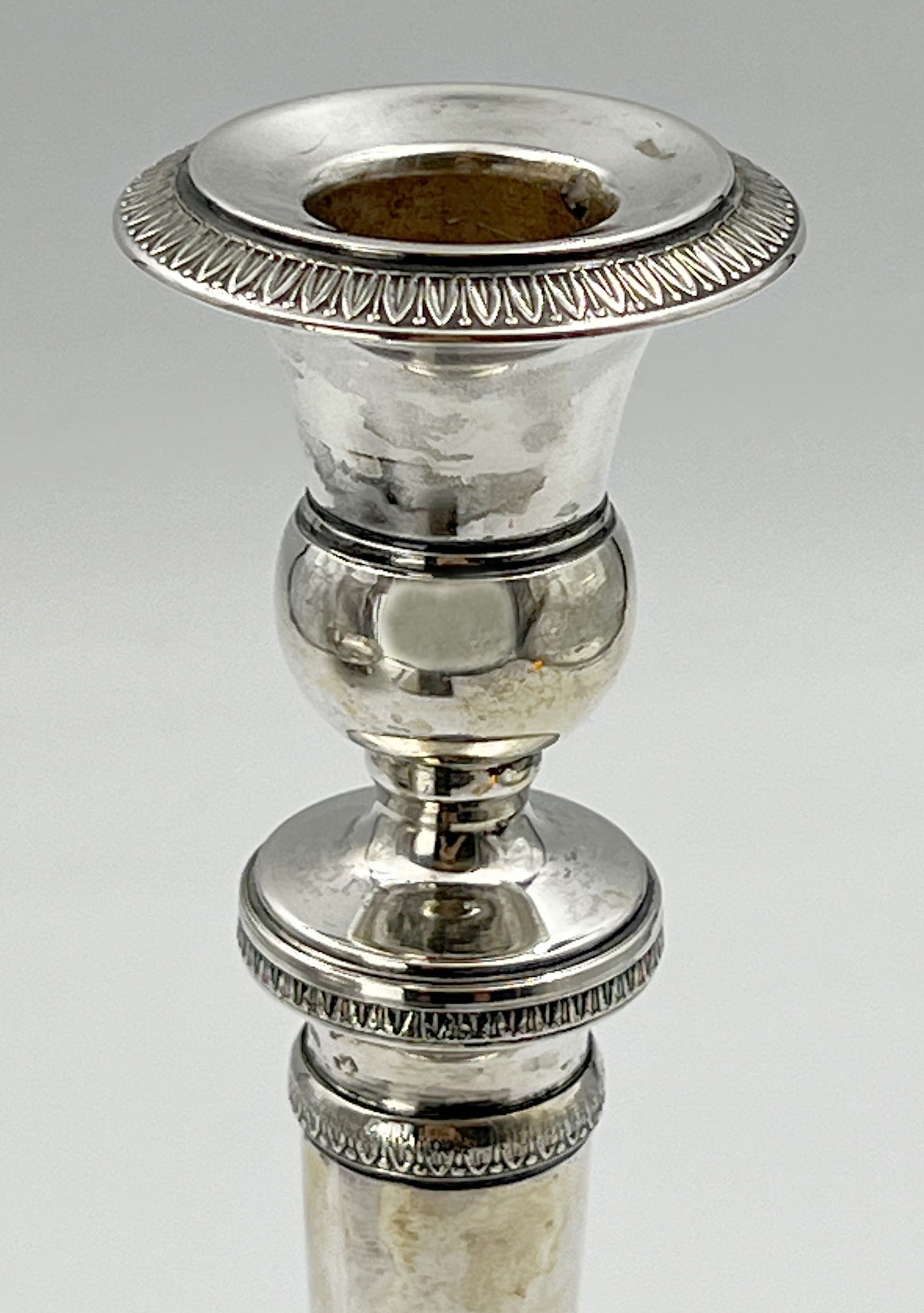 Candlestick. 800 silver. - 3