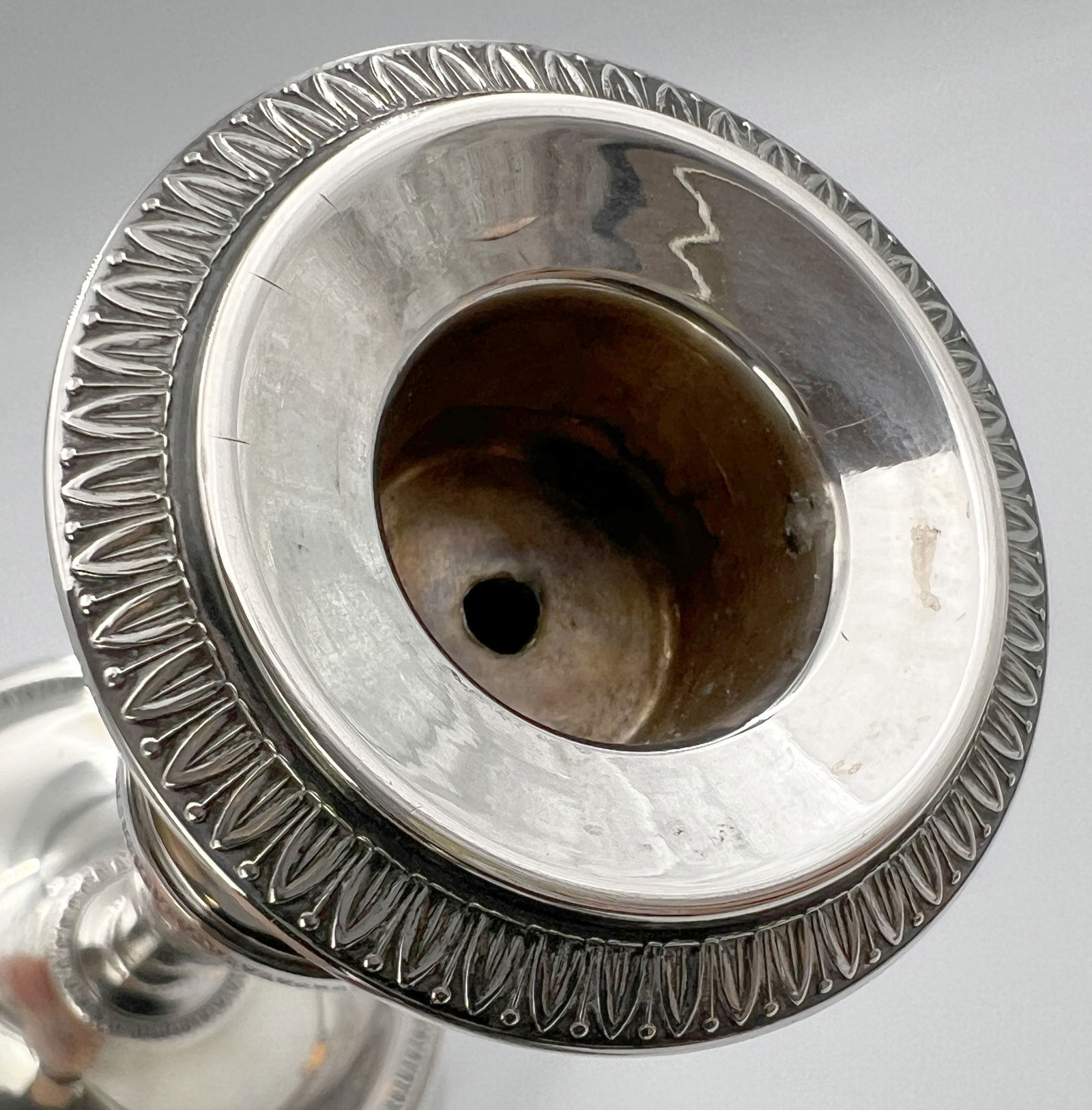 Candlestick. 800 silver. - 5