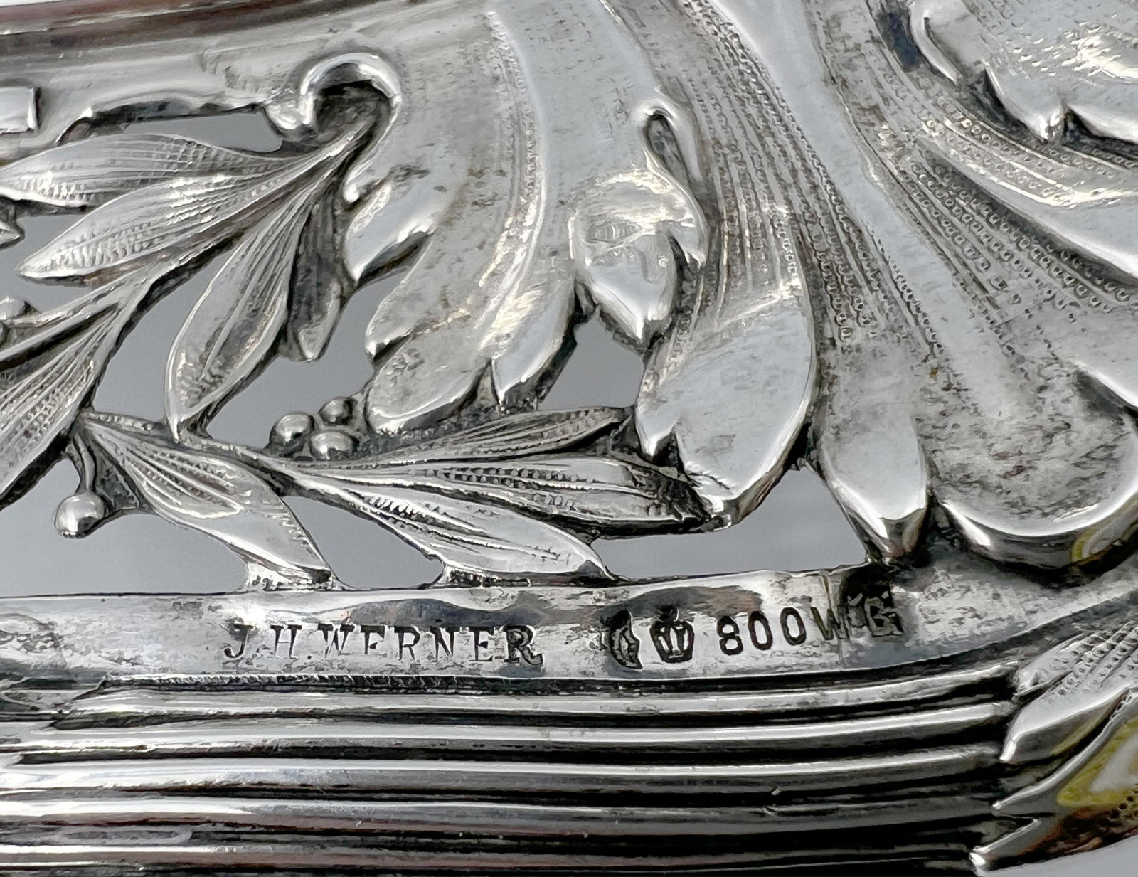 Centrepiece. 800 silver. - 8