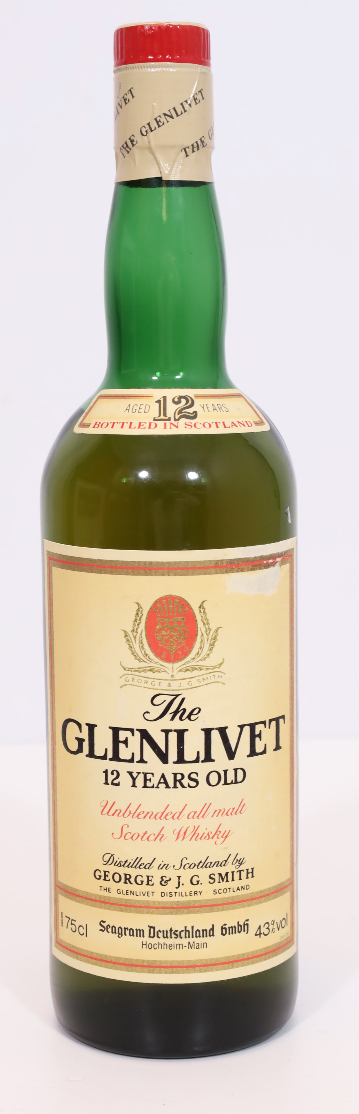 1 bottle of The Glenlivet Scotch Whisky. 12 Years Old. (1 of 8)