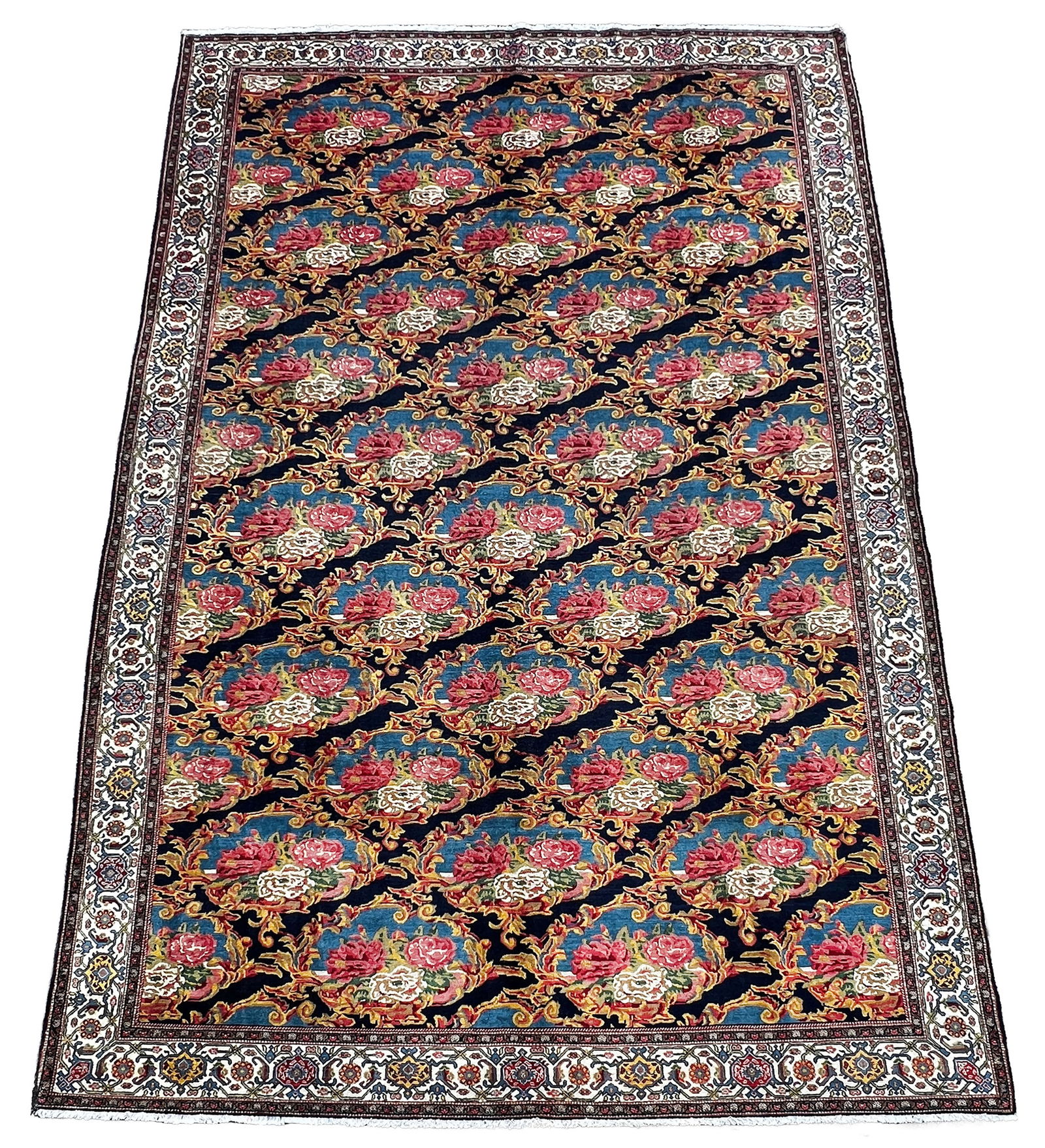 Tabriz Petag. Approx. 444 cm x 272 cm. Circa 1930. (1 of 17)