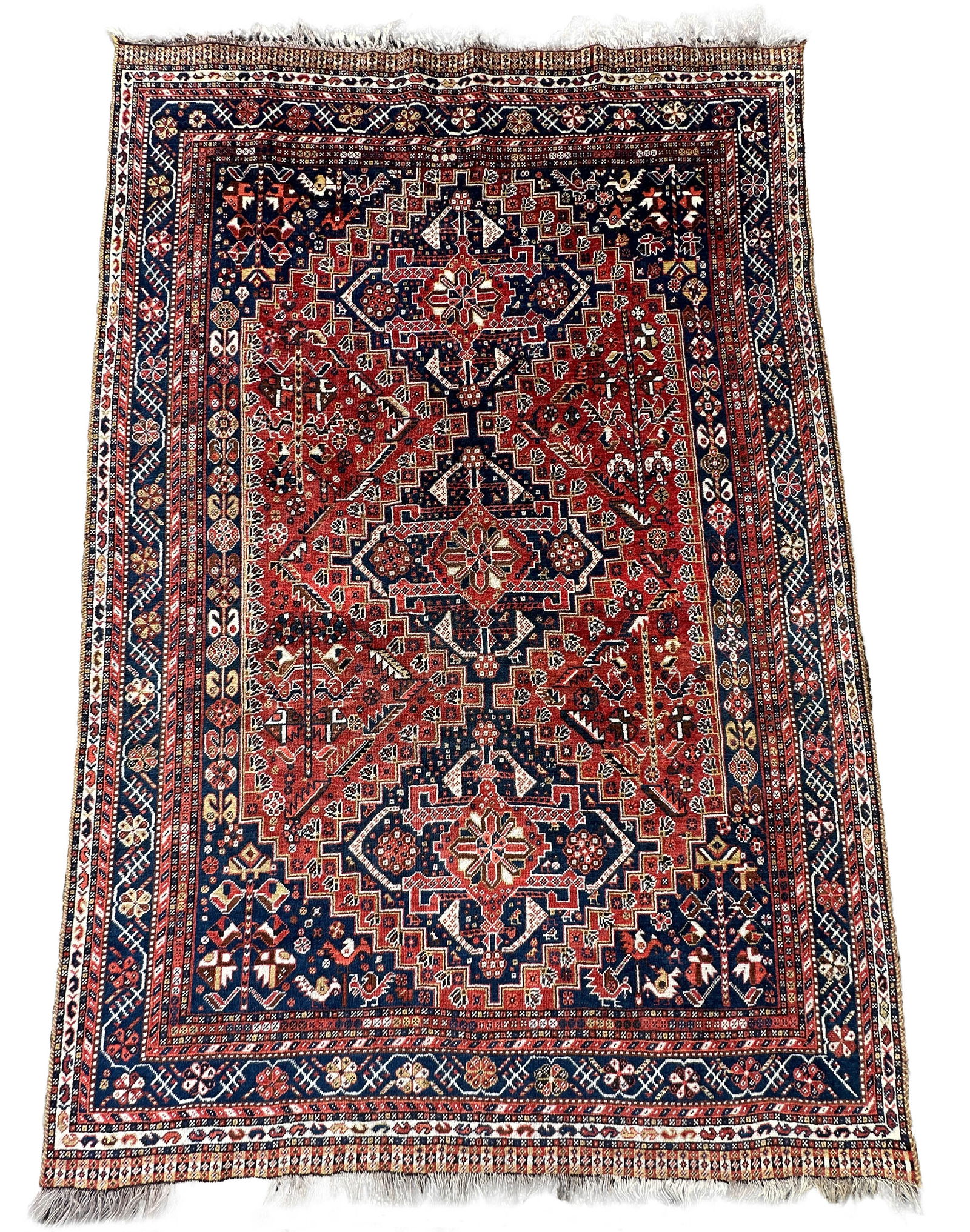 Gashgai. Nomadic carpet. Approx. 270 cm x 180 cm. Circa 1910. (1 of 9)