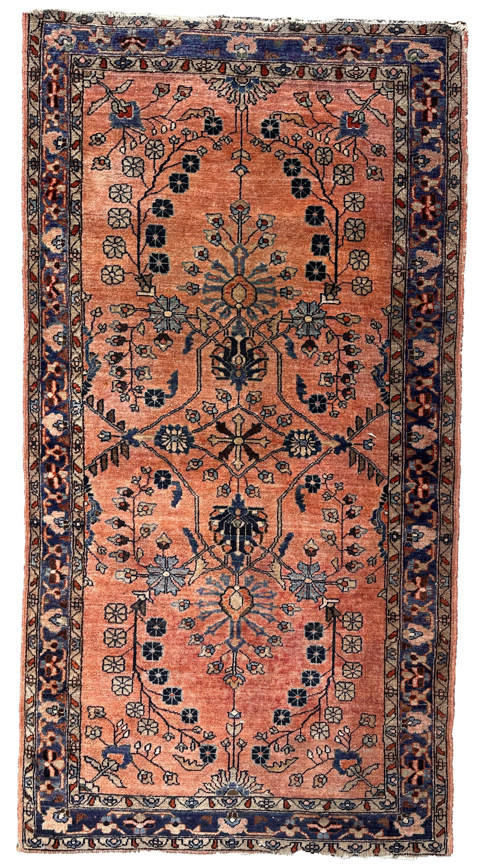 US reimport Sarough. Approx. 150 cm x 80 cm. Circa 1900. (1 of 6)