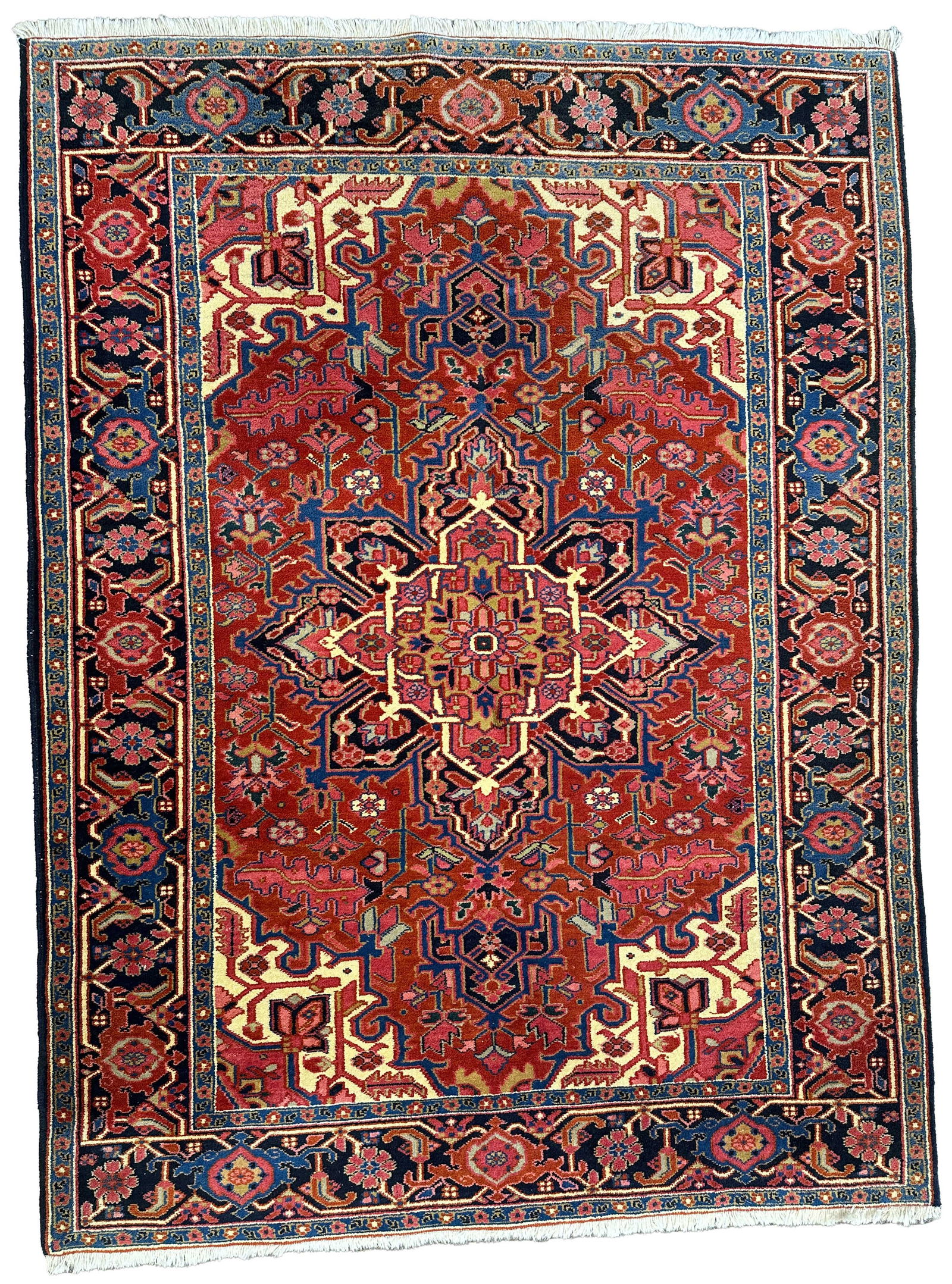 Heriz. Approx. 238 cm x 178 cm. Circa 1960. (1 of 5)