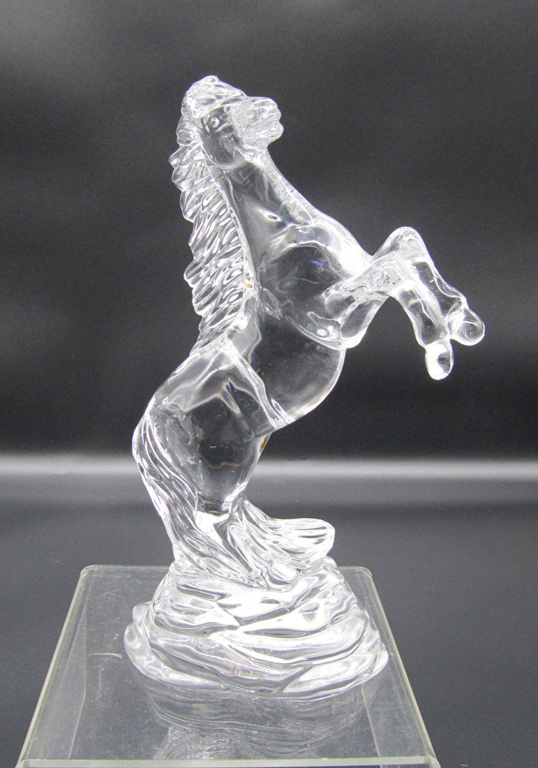 Waterford Irish crystal Rearing horse statue (1 of 3)