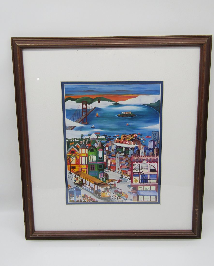 Hills Of San Francisco Lithograph by Pergola (1 of 4)