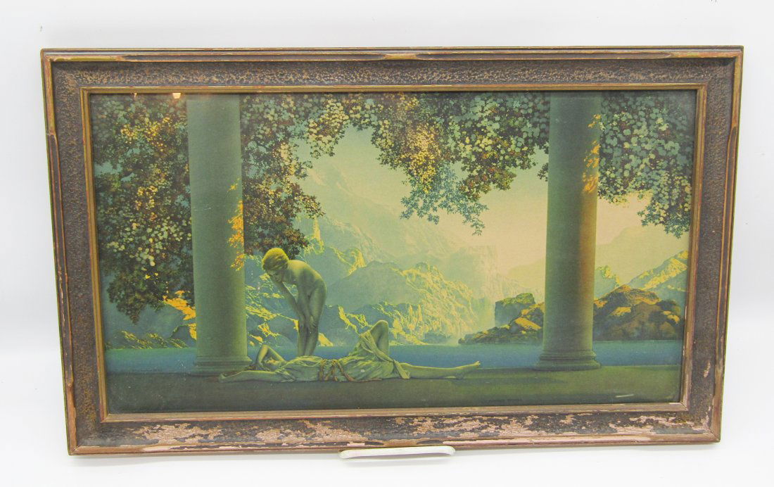Maxfield Parrish Lithograph Print "Daybreak" House of Art 5484 (1 of 3)
