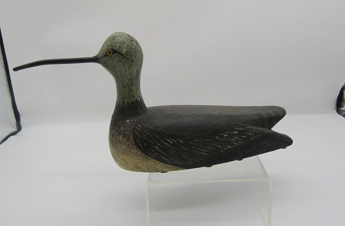 vintage wood Shore bird Decoy (1 of 3)