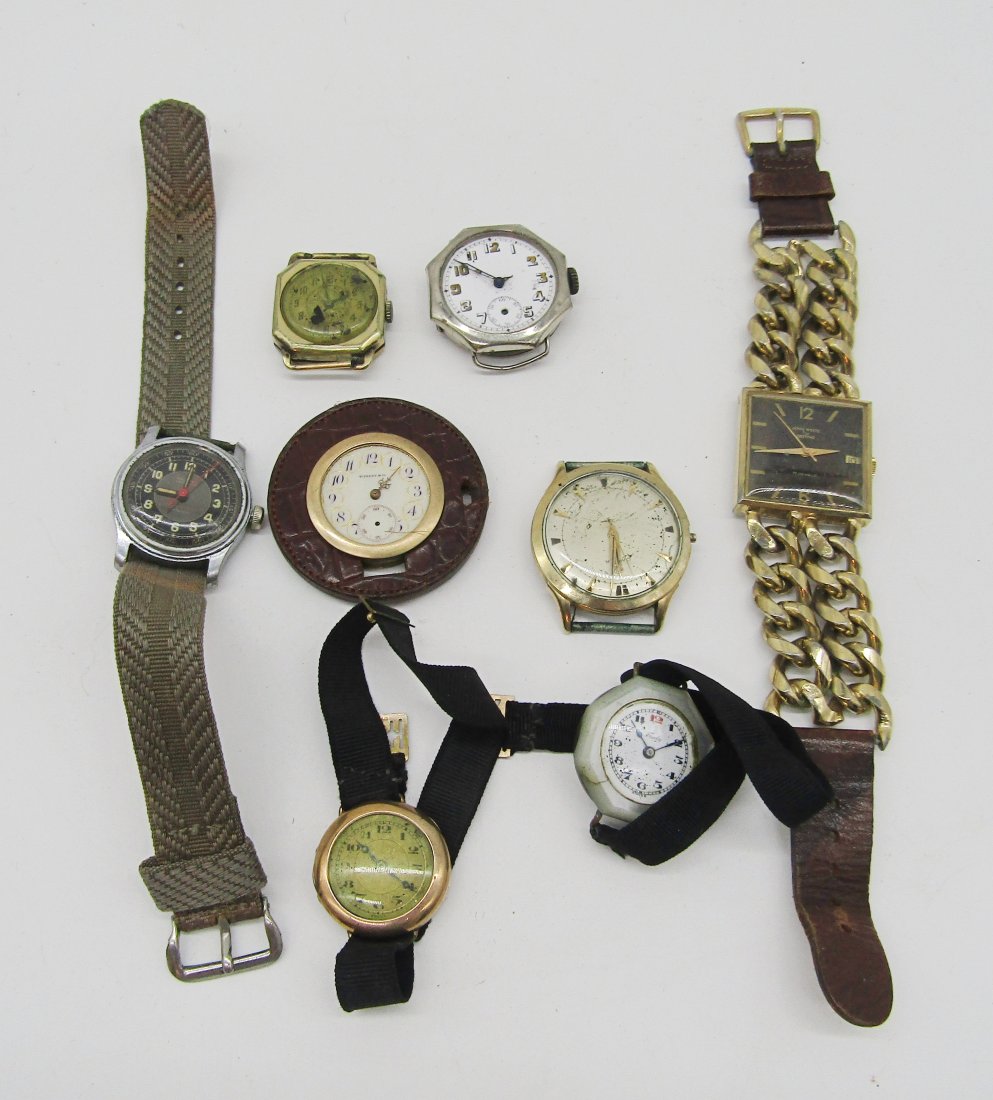 estate lot of vintage watches Omega, Tiffany, Deco, etc. (1 of 5)