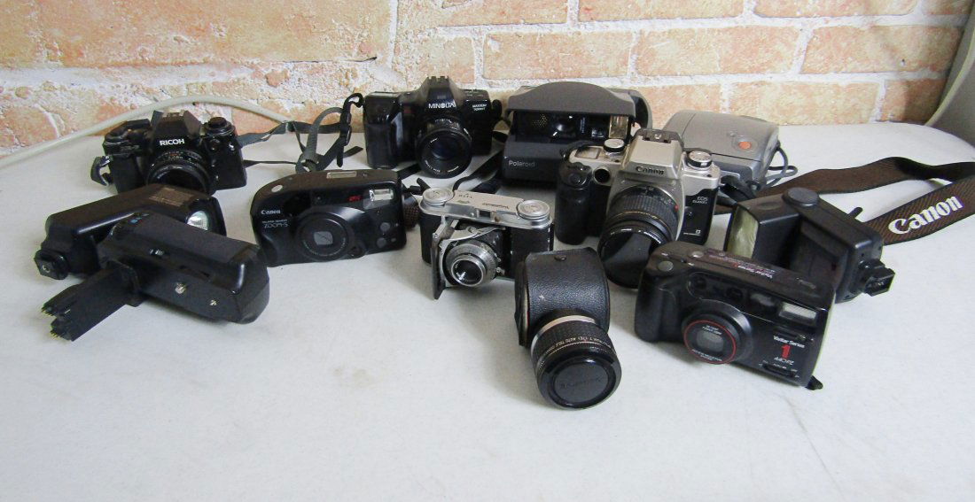 large camera bag full of Camera's lenses, etc. (1 of 8)