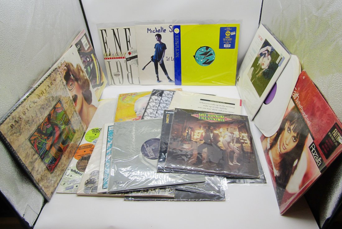 lot of LP 33rpm records Odd groups and labels: nice selection of unusual records. most in sleeves.