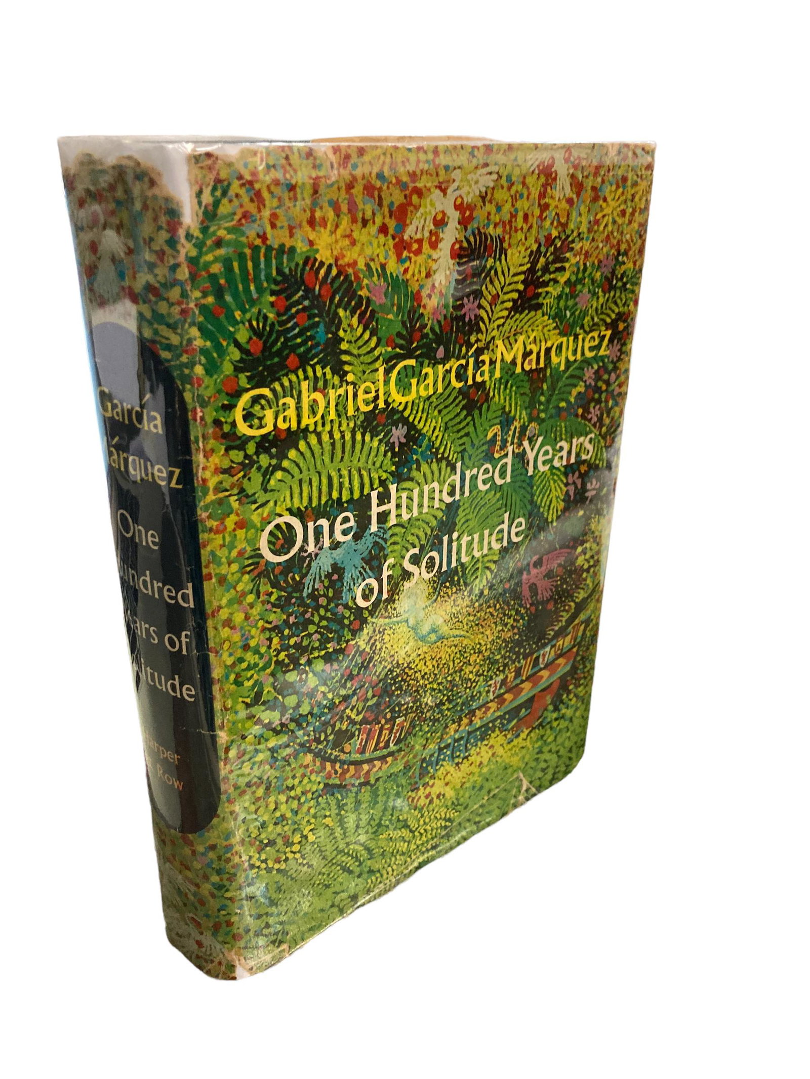 One Hundred Years of Solitude Gabriel Garcia Marquez First Edition 1970: One Hundred Years of Solitude Gabriel Garcia Marquez First Edition 1970 One Hundred Years of Solitude, Gabriel Garca Marquez, Harper & Row, Stated First Edition, 1970. Dust Jacket has chipping and cre