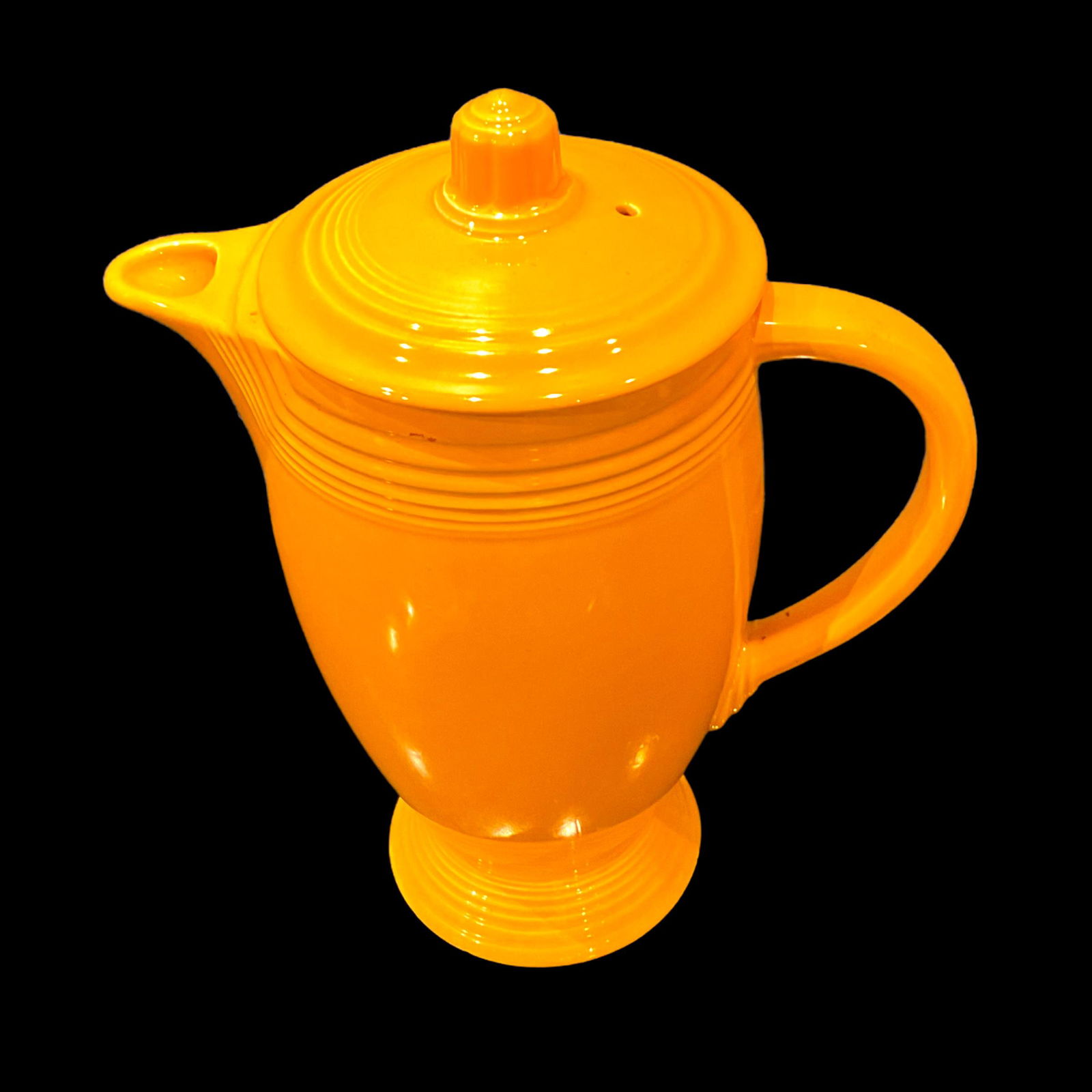 Yellow Fiestaware Coffee Pot (1 of 4)