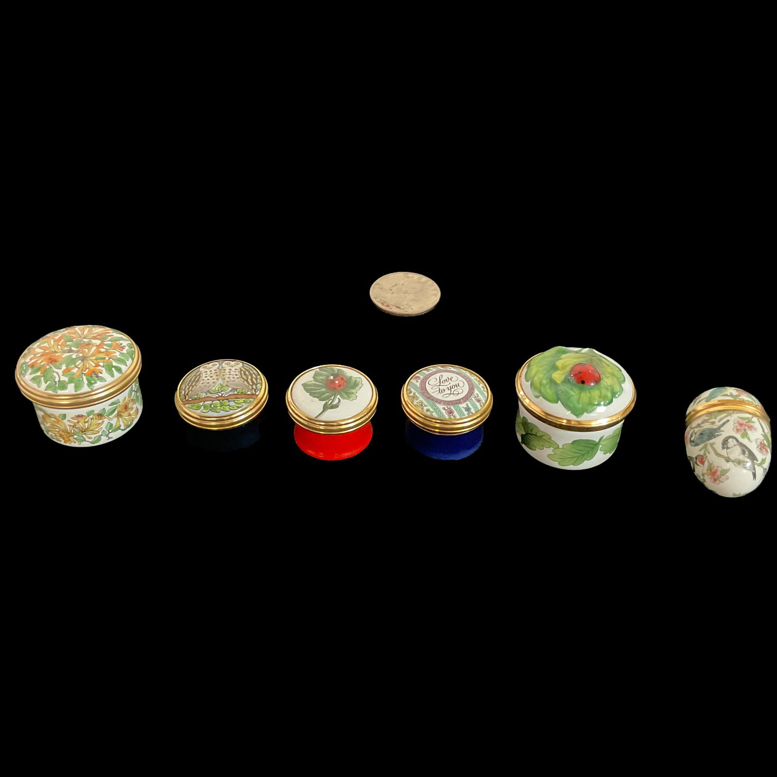 Six Mini Halcyon Days Enamel Boxes (1 of 4)