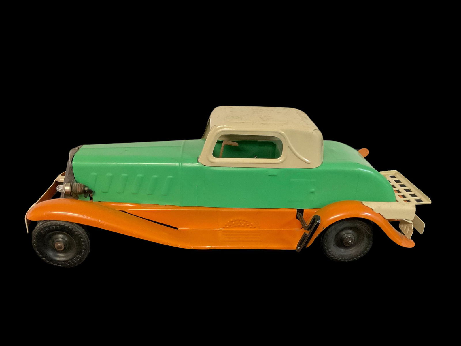 Pierce Arrow circa 1932 Marx Girard Wind-up Toy Car (1 of 9)