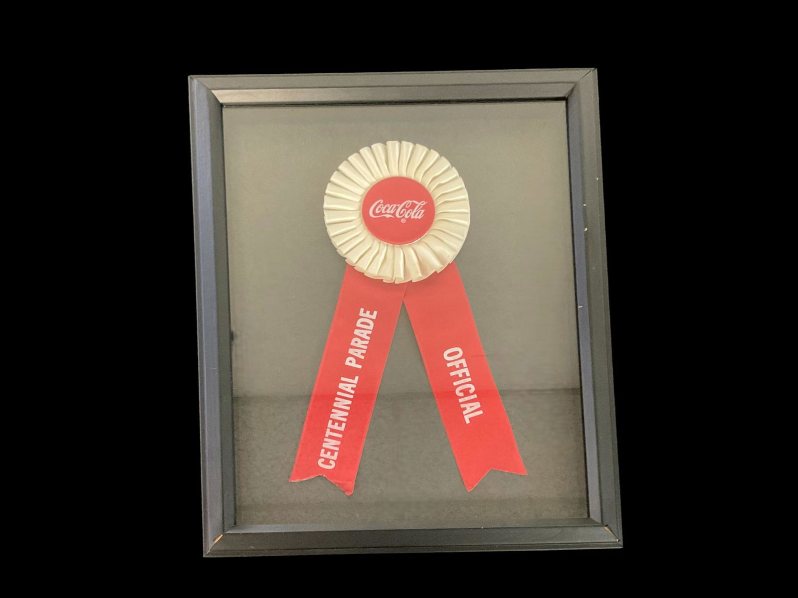 Coca Cola Centennial Parade Official Ribbon Framed (1 of 5)