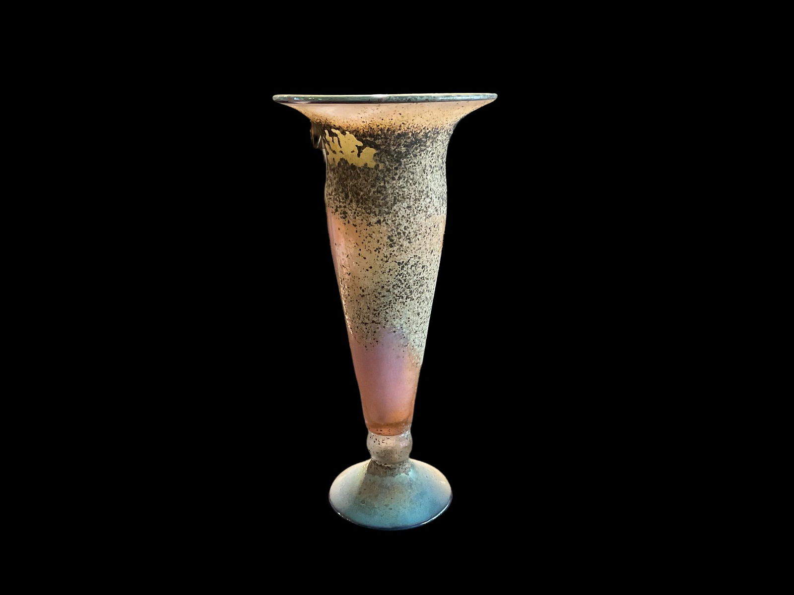 Tom Philabaum Glass Vase, Signed (1 of 7)