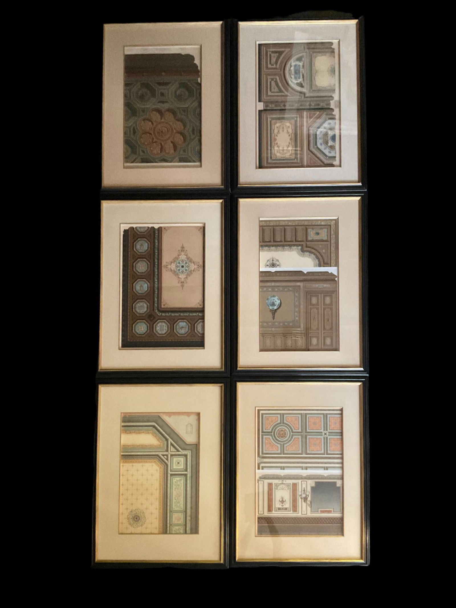 Six Large European Architecturial Prints (1 of 19)