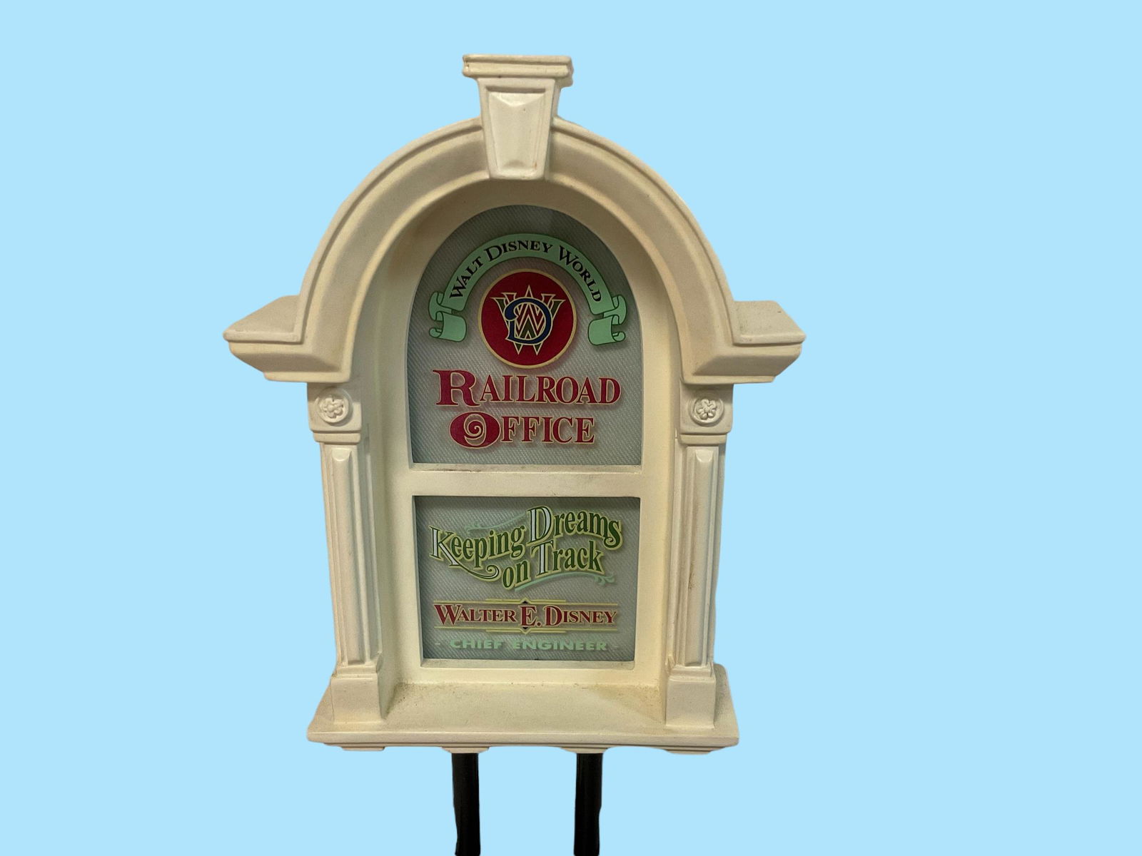 The Art of Disney Theme Parks Walt Disney window on Main Street, USA with Box (1 of 6)