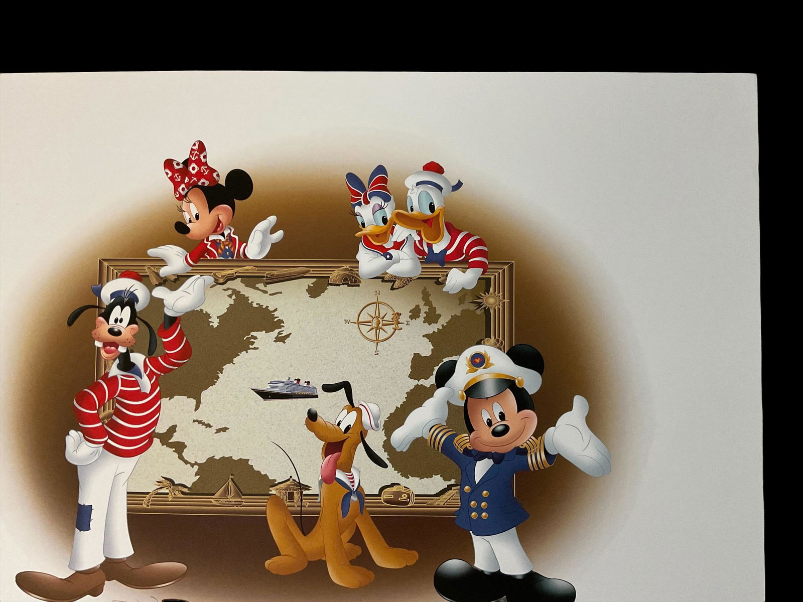 "A Thrilling Voyage Beckons Some Familiar Friends" Disney Transatlantic Crossing 2014 Unframed (1 of 8)