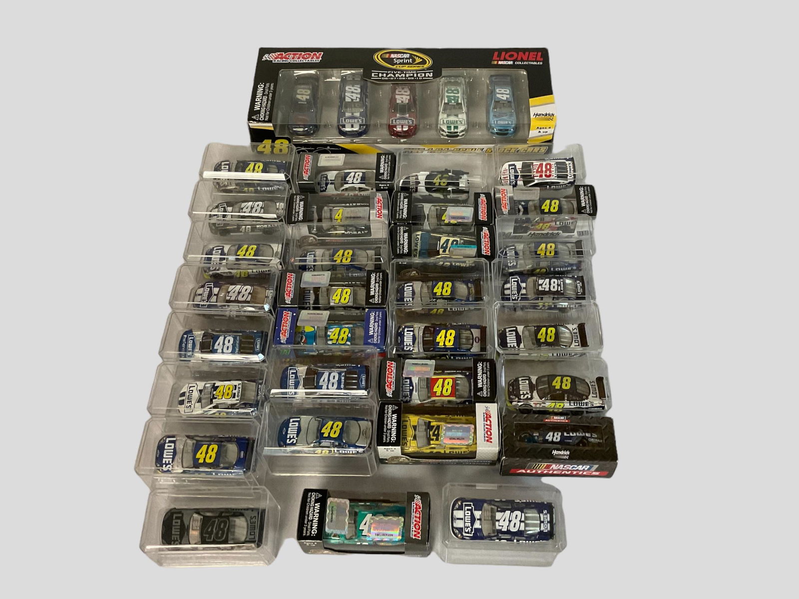 Lot of 36 Jimmie Johnson Lowe's #48 1:64 NASCAR Die Cast Model Cars (1 of 5)