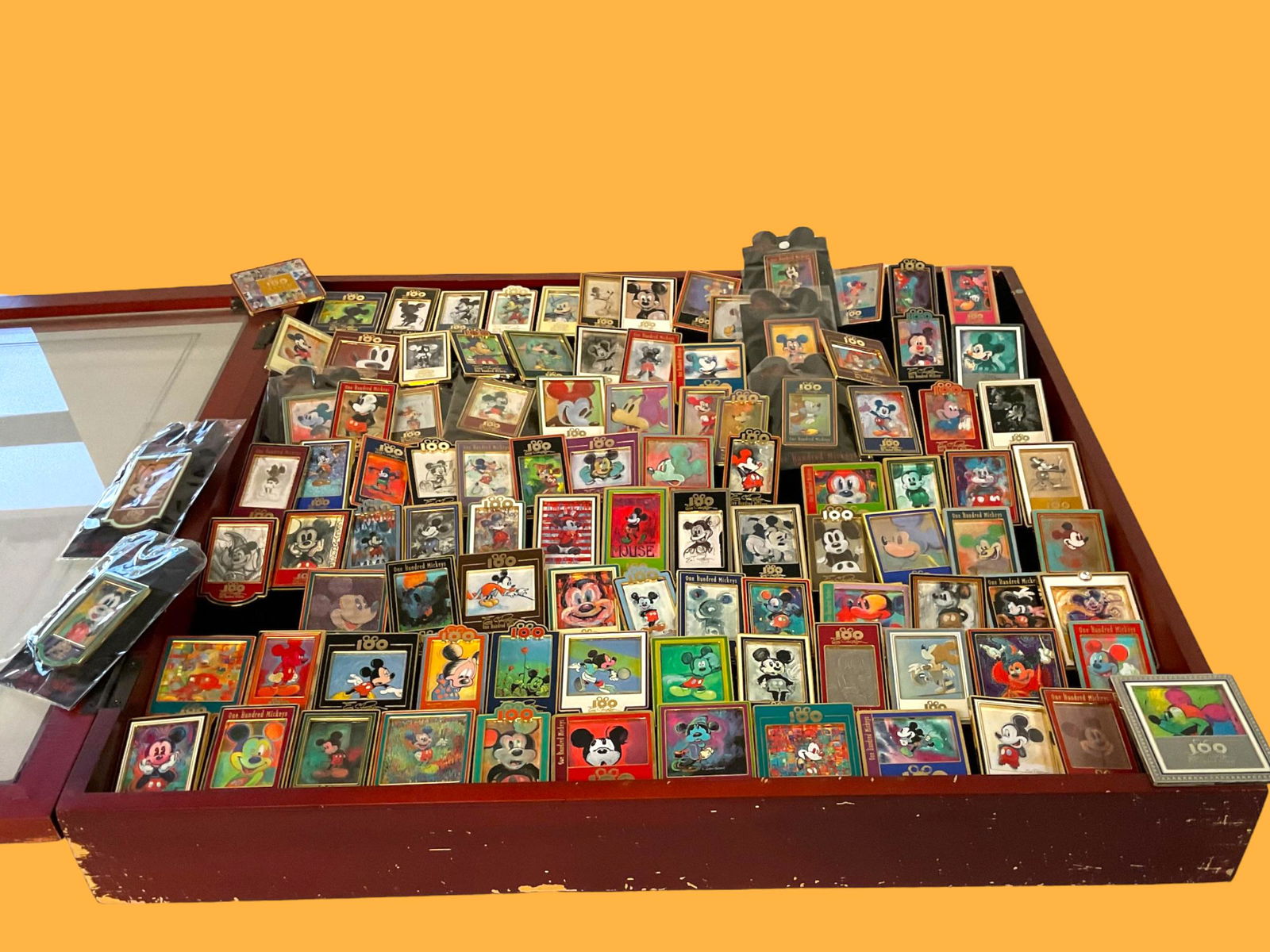 Eric Robinson 100 Mickeys Limited Edition Trading Pins Collection of 100+ Numbered 1 - 100 (1 of 11)