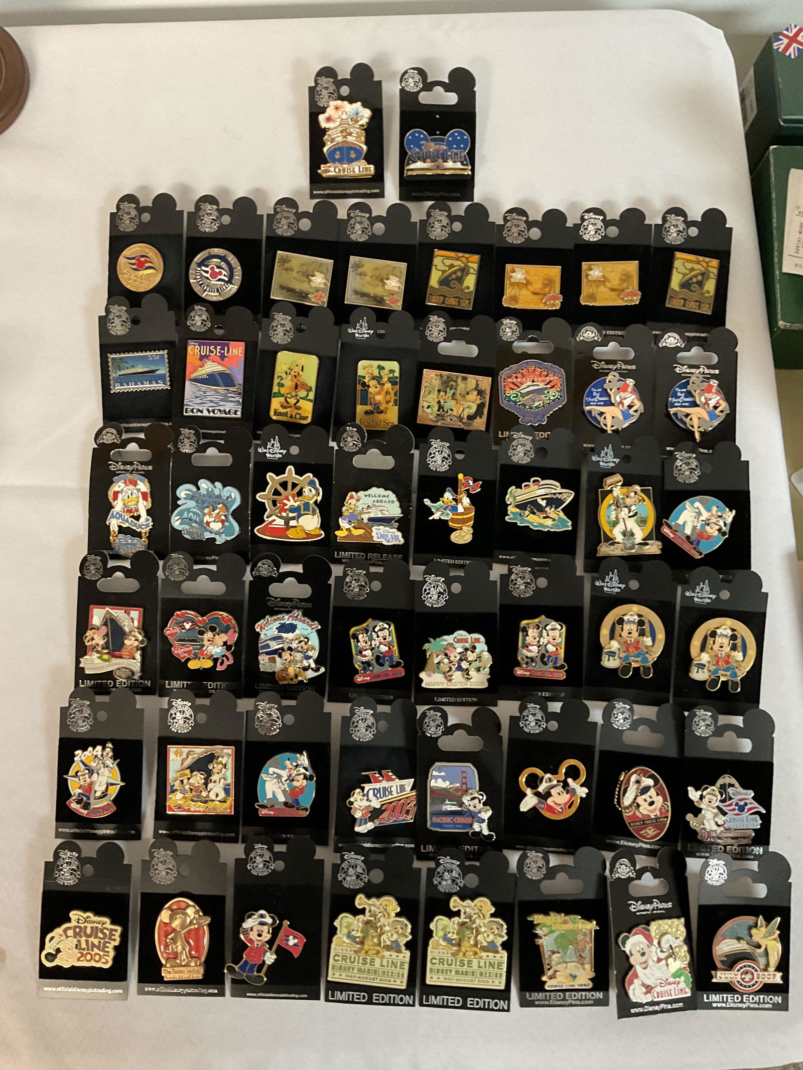 Disney Cruise Lin Trading Pins Around the World Collection of 50 Pins (1 of 12)
